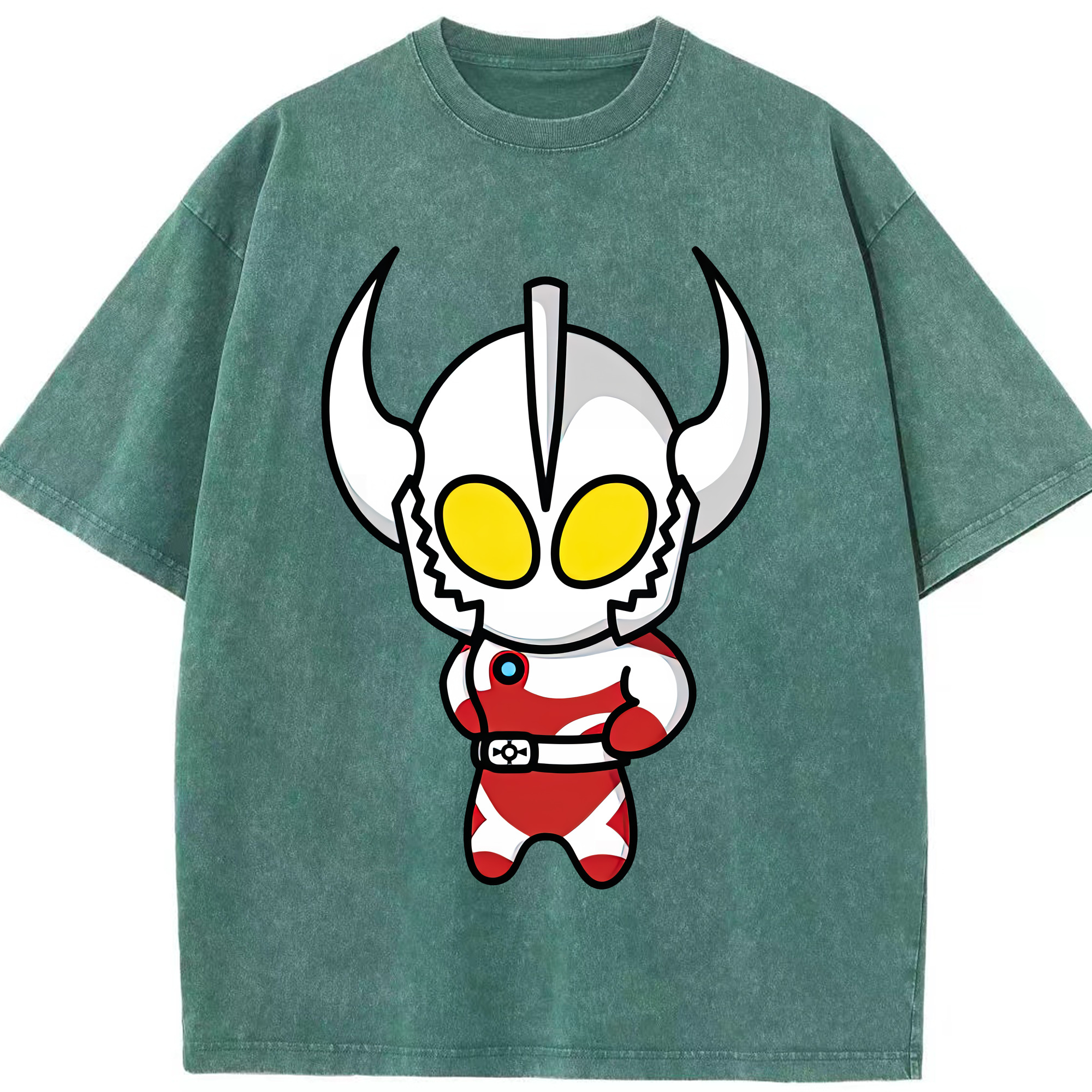 （画像用） ウルトラマン Ultraman 綿100% ヴィンテージ風 半袖Tシャツ（フロントプリント）